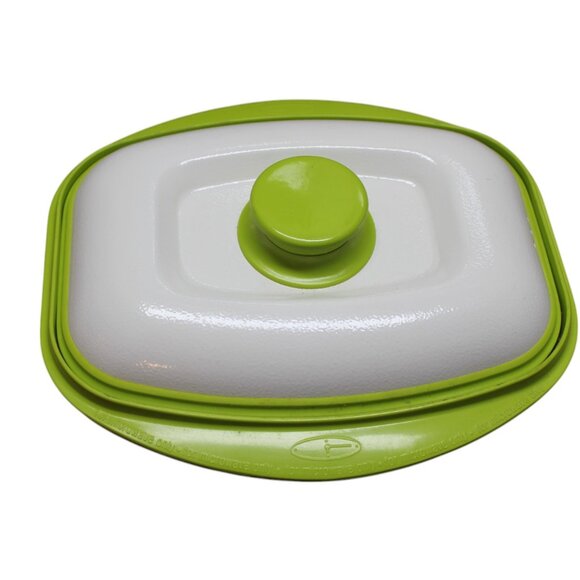 Vintage Microwave Grill RANGE MATE Multi-Cooker Nonstick Lime Green + book NEW - Picture 3 of 10